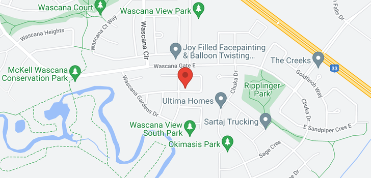 map of 8271 Wascana Gardens PT